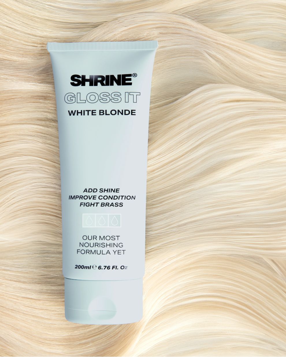 WHITE BLONDE – GLOSS IT COLOUR DEPOSITING HAIR MASK - SHRINE