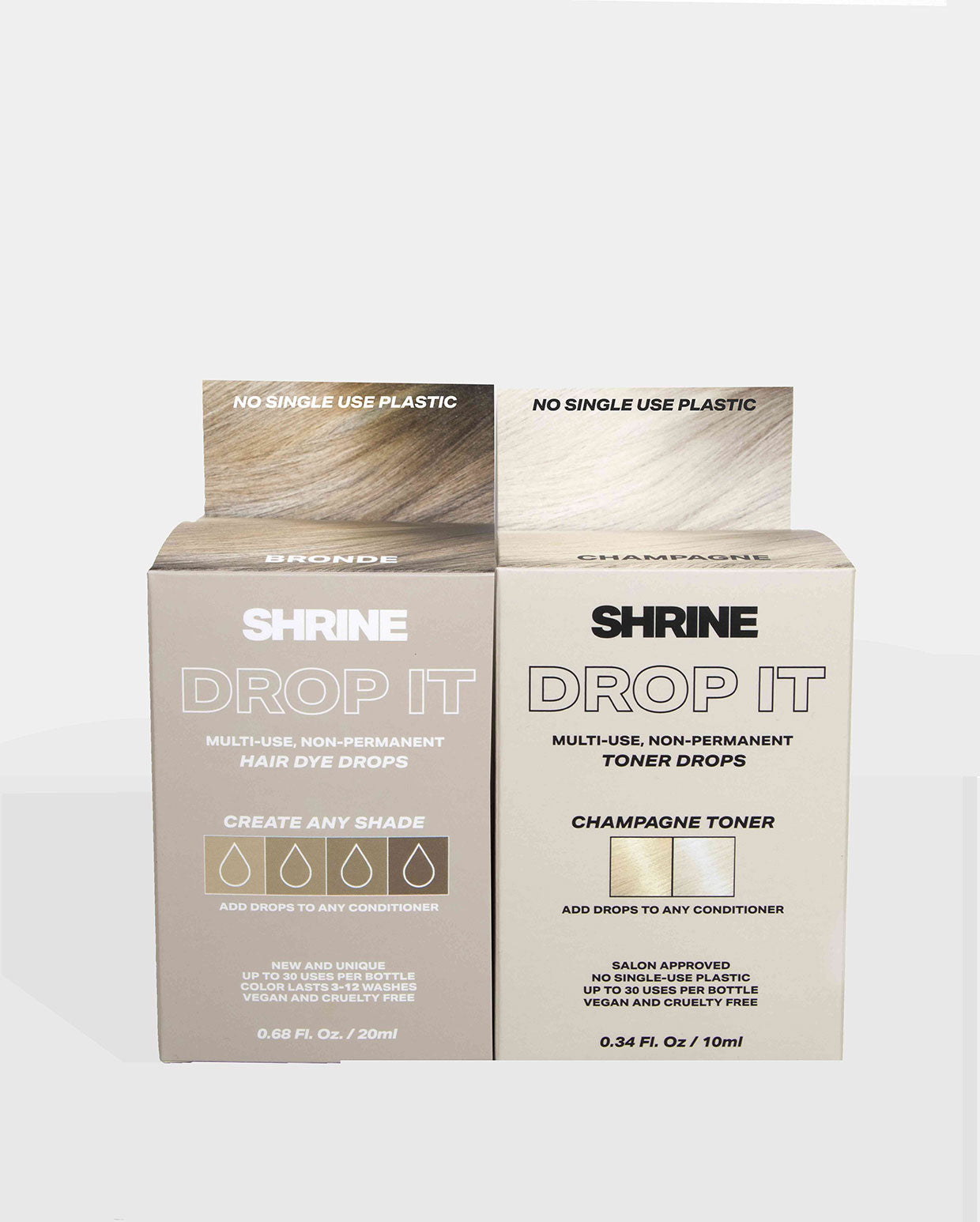 SHRINE DROP IT BRONDE AND CHAMPAGNE BOX