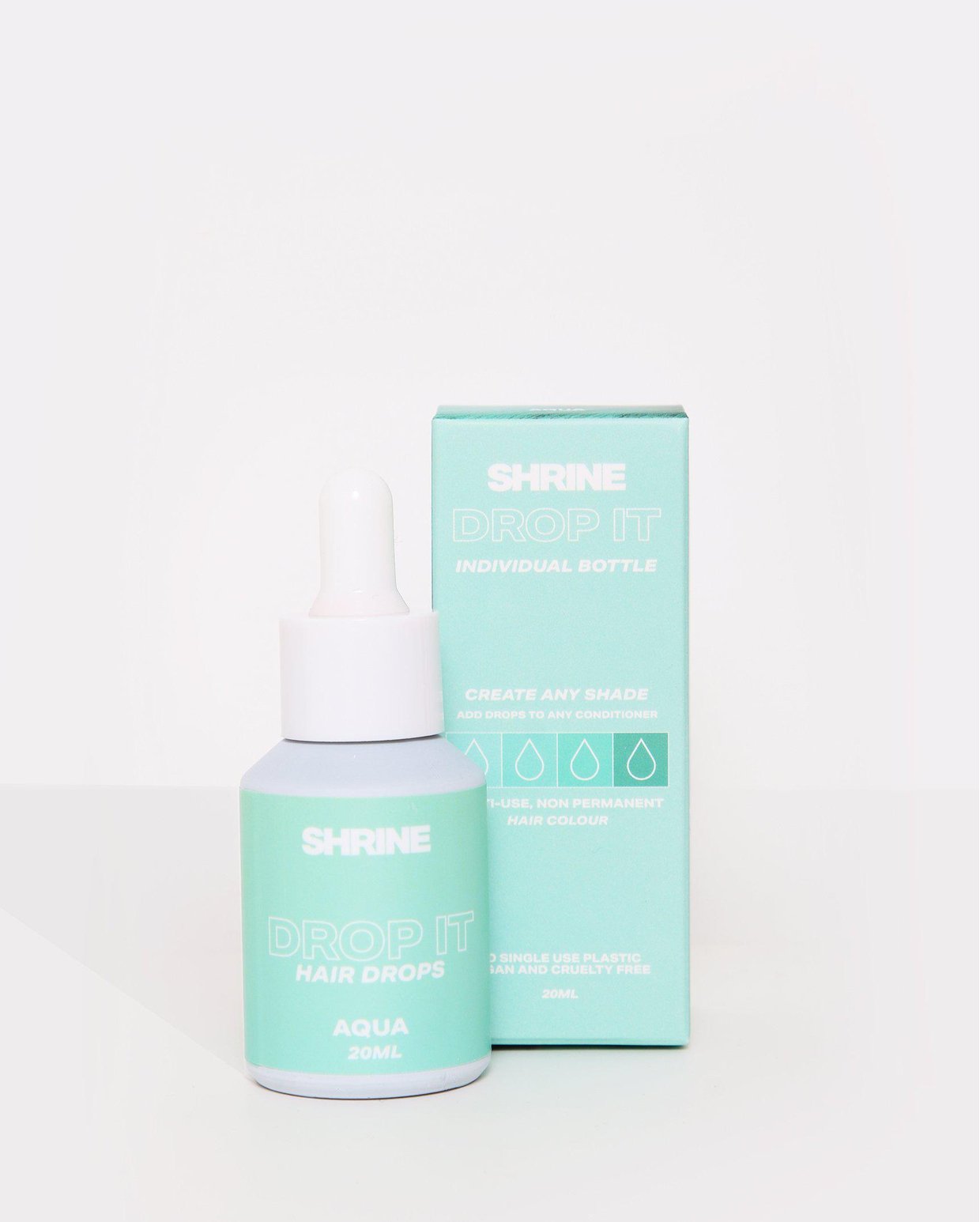 Aqua semi permanent hair dye DROP IT individual bottle