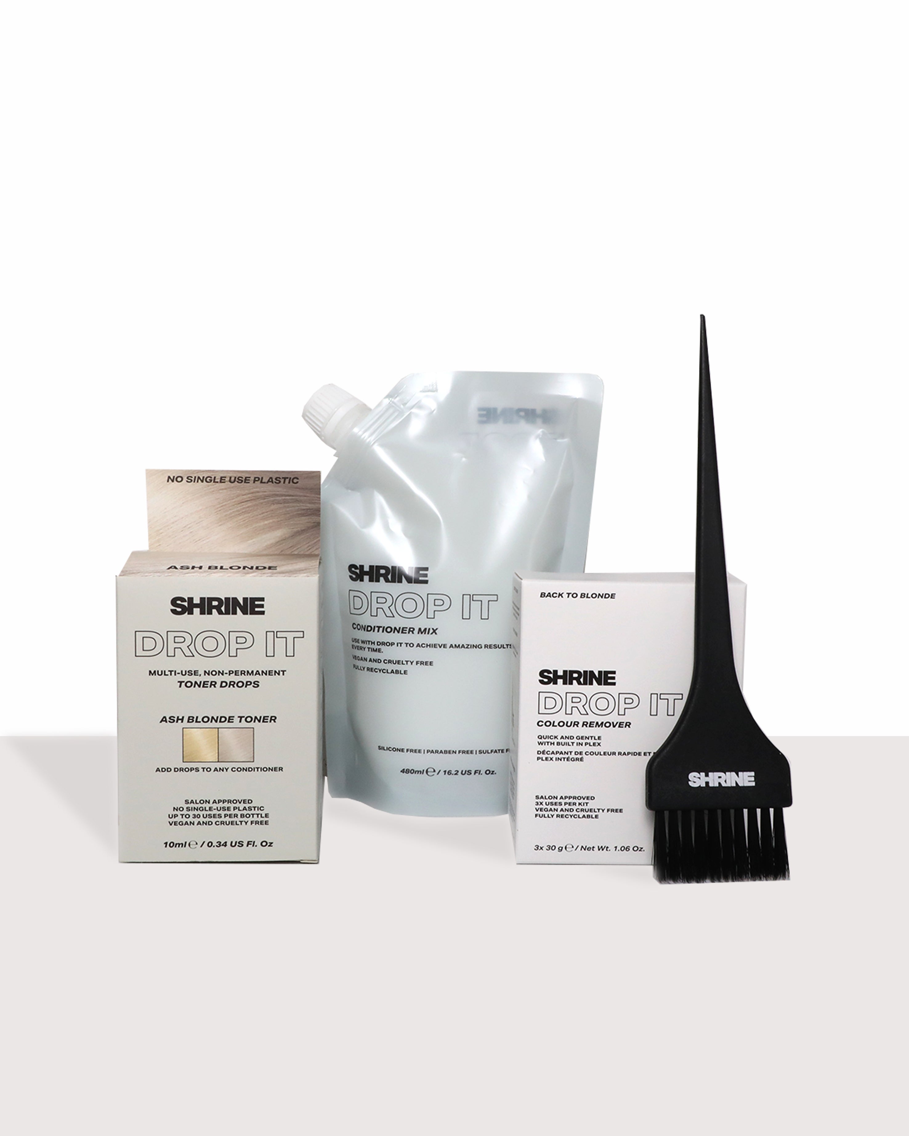Hair Toner - DROP IT | Blonde, Brunette & Colour Toning Drops | SHRINE ...