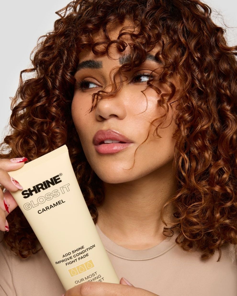 CARAMEL – GLOSS IT COLOUR DEPOSITING HAIR MASK - SHRINE