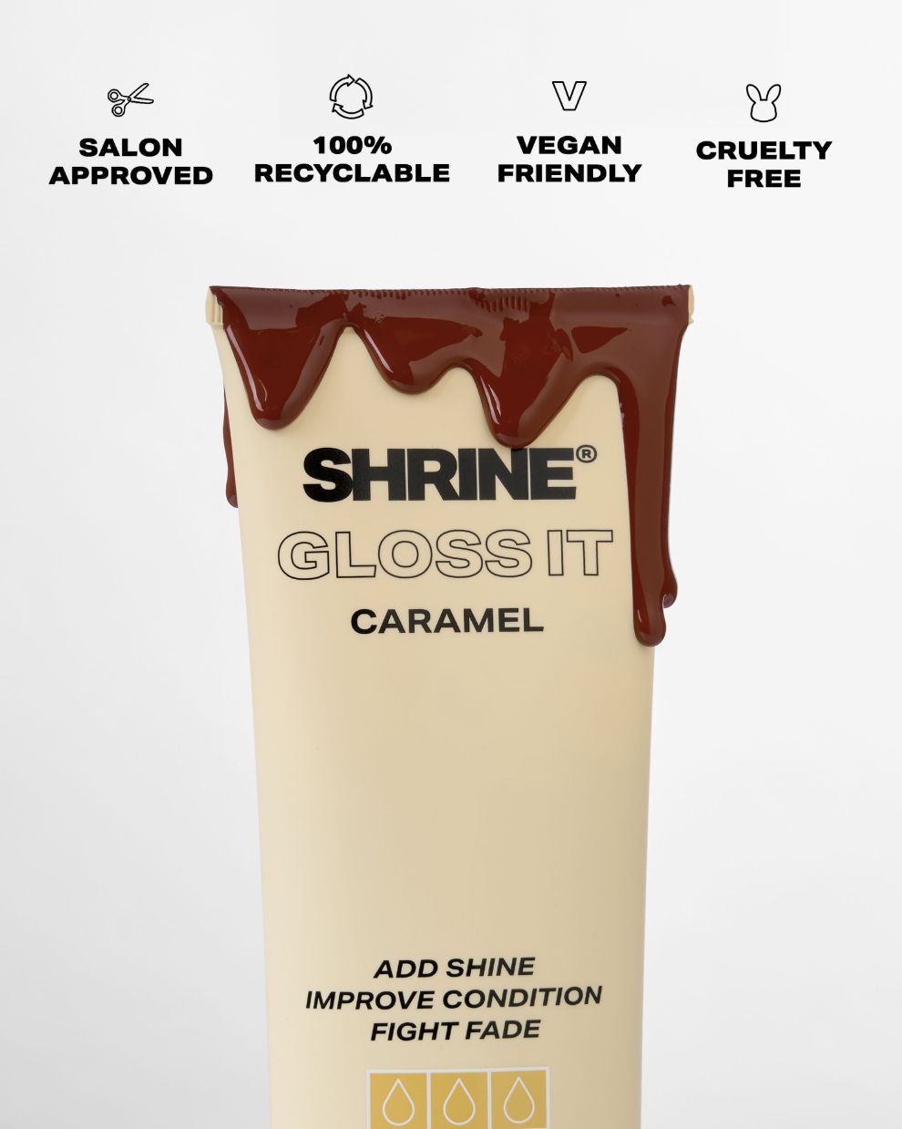 CARAMEL – GLOSS IT COLOUR DEPOSITING HAIR MASK - SHRINE