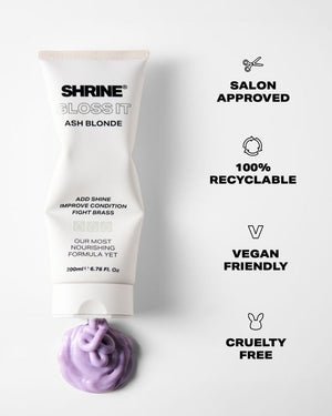 ASH BLONDE – GLOSS IT COLOUR DEPOSITING HAIR MASK - SHRINE