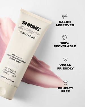 CHAMPAGNE – GLOSS IT COLOUR DEPOSITING HAIR MASK - SHRINE