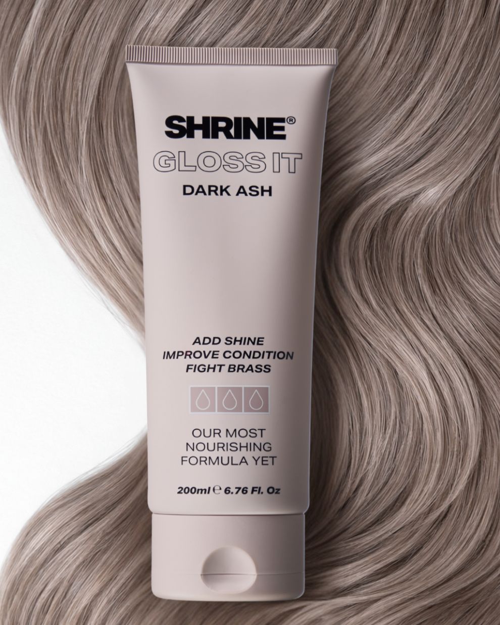 DARK ASH – GLOSS IT COLOUR DEPOSITING HAIR MASK - SHRINE