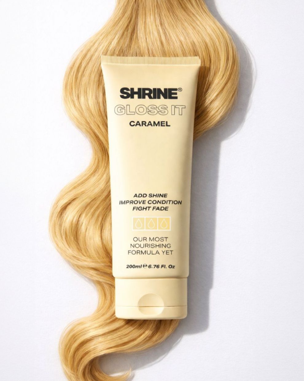 CARAMEL – GLOSS IT COLOUR DEPOSITING HAIR MASK - SHRINE