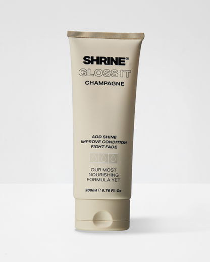 CHAMPAGNE – GLOSS IT COLOUR DEPOSITING HAIR MASK - SHRINE