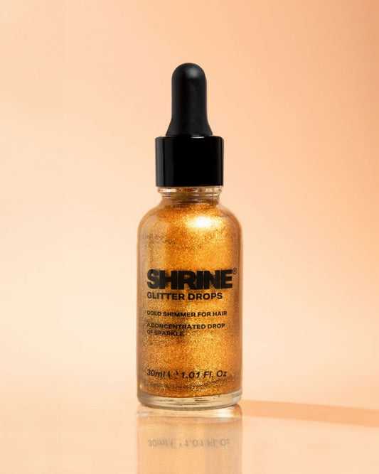 Gold Glitter Drops