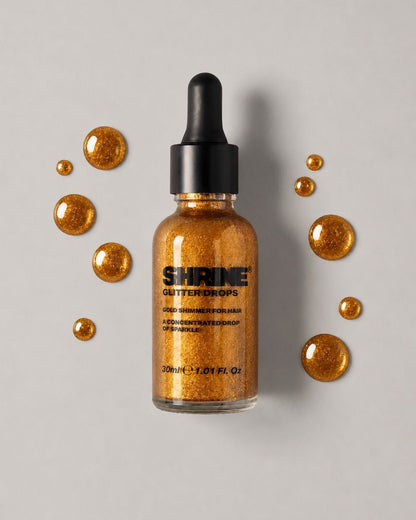 Gold Glitter Drops