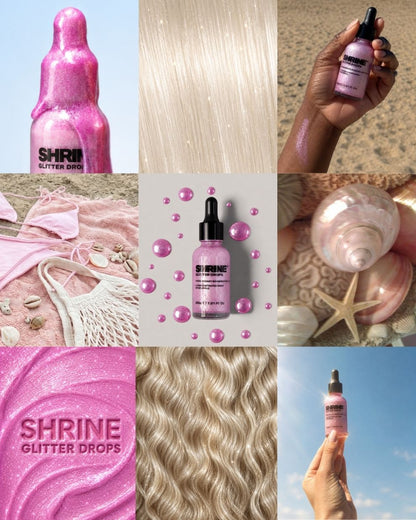 Pearlescent Glitter Drops
