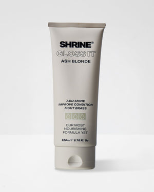 ASH BLONDE – GLOSS IT COLOUR DEPOSITING HAIR MASK - SHRINE