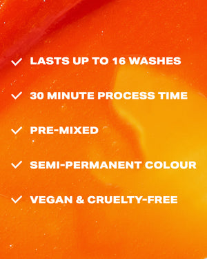 Tangerine MIXED UP Semi-Permanent Hair Dye