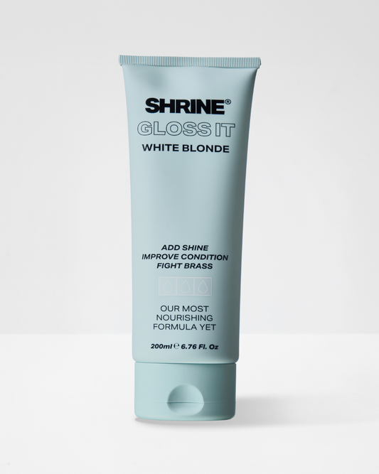 WHITE BLONDE – GLOSS IT COLOUR DEPOSITING HAIR MASK - SHRINE