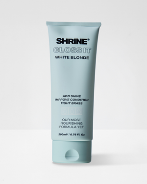 WHITE BLONDE – GLOSS IT COLOUR DEPOSITING HAIR MASK - SHRINE