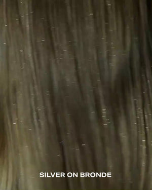 Silver Glitter Drops
