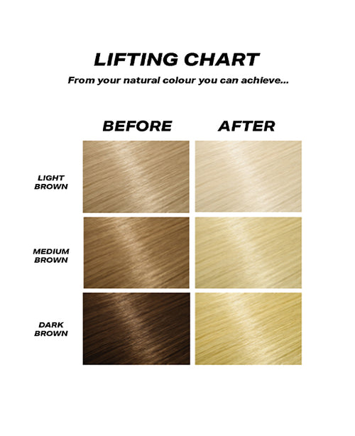 Hair Bleach Plex Technology Anti Breakage Bleaching Kit SHRINE