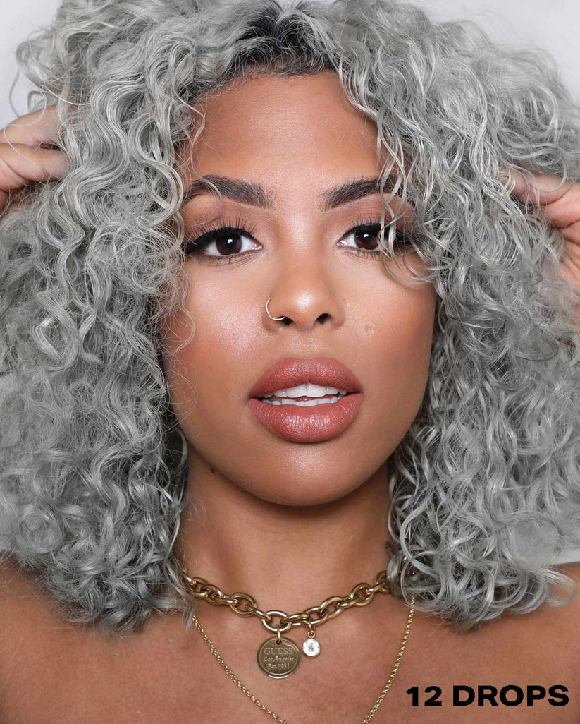 Silver Hair Dye DROP IT KIT | Grey Semi Permanent Colour Kit | SHRINE